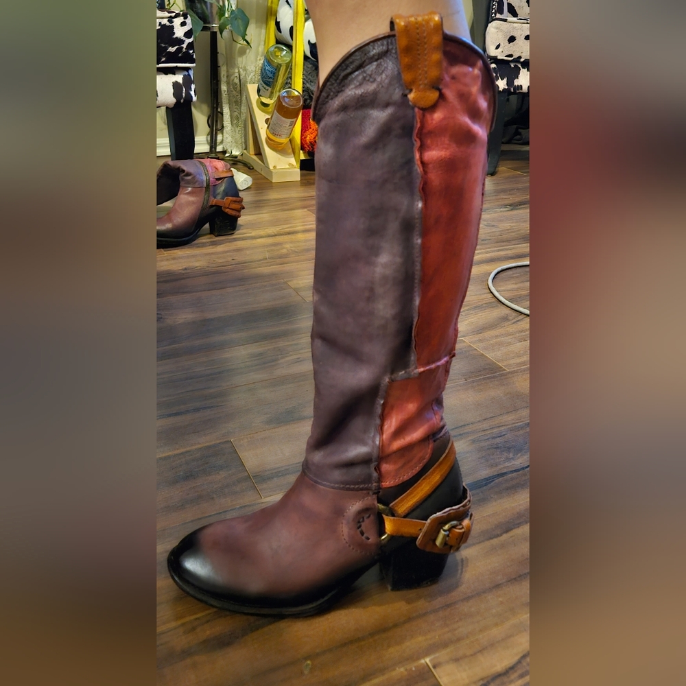 As98 Patchwork Boots - Picture 4 of 4